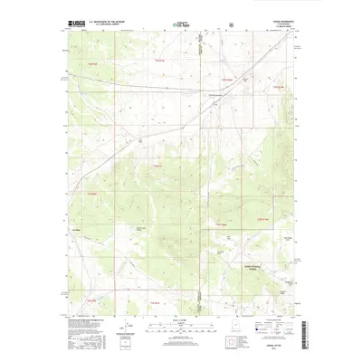 2017 Map of Uvada, 2017 Print