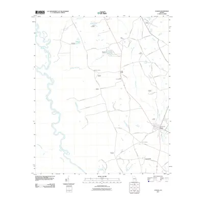 2011 Map of Uvalda, 2011 Print