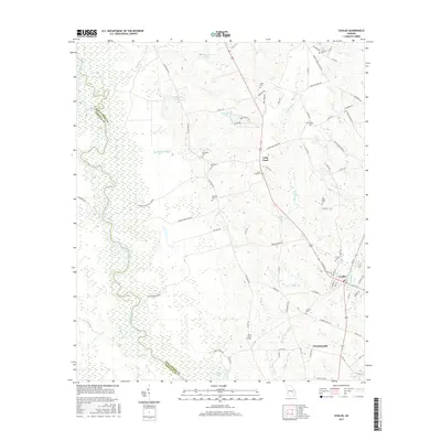 2017 Map of Uvalda, 2017 Print