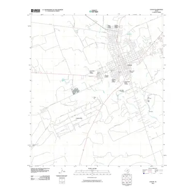 2010 Map of Uvalde, 2010 Print