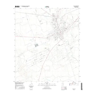 2016 Map of Uvalde, 2016 Print