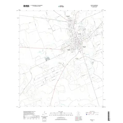 2019 Map of Uvalde, 2019 Print
