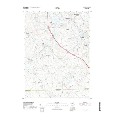 2018 Map of Uxbridge, 2018 Print