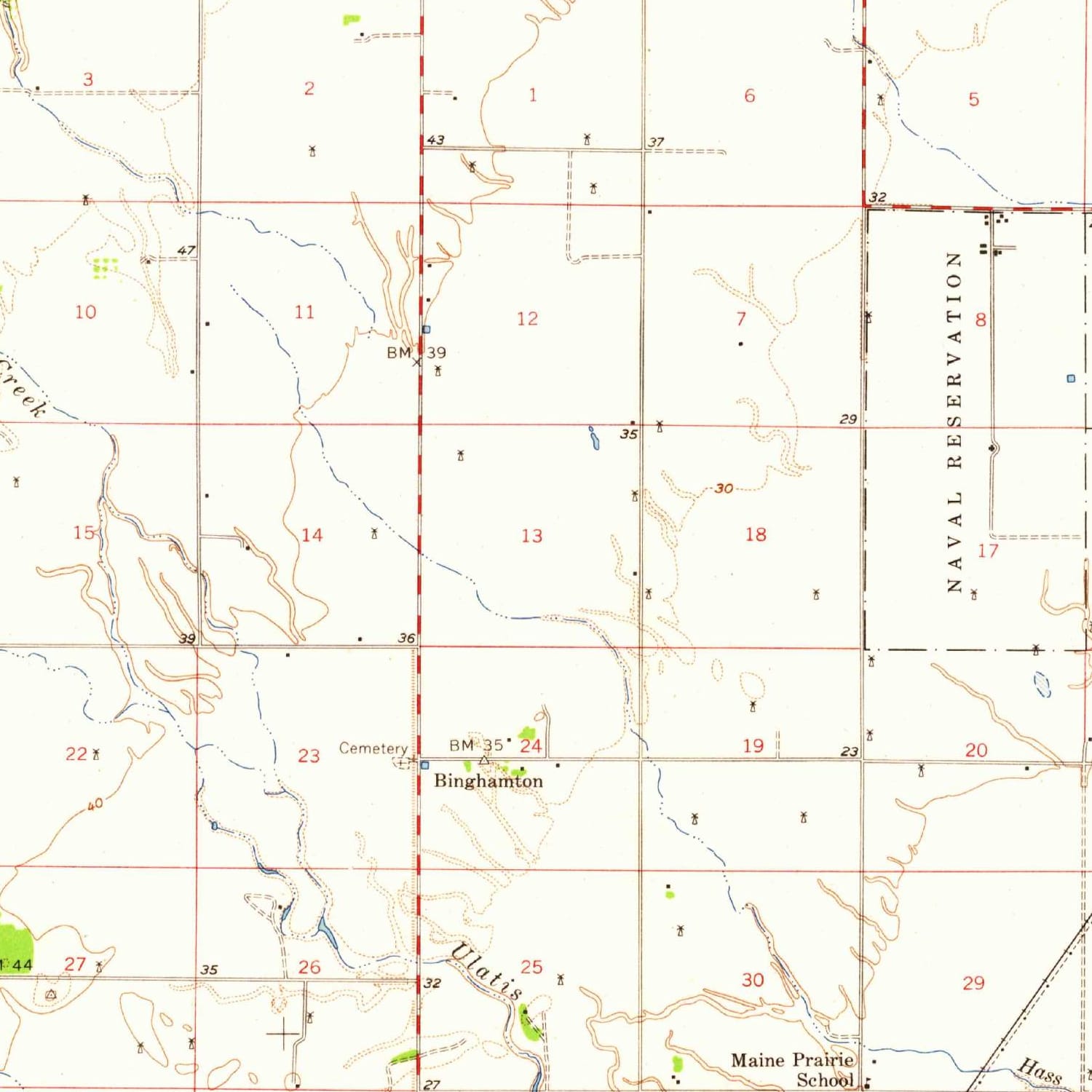 1953 Map of Vacaville, CA — High-Res | Pastmaps
