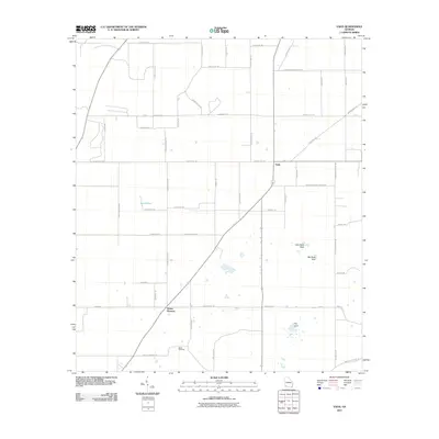 2011 Map of Vada, 2011 Print