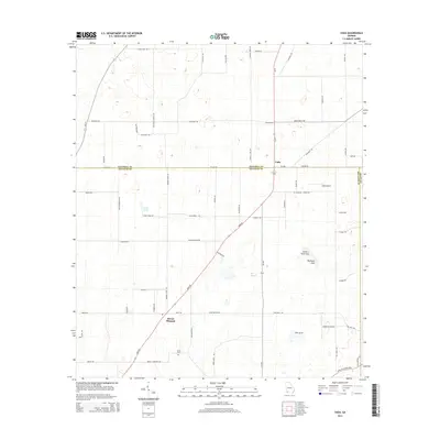 2014 Map of Vada, 2014 Print