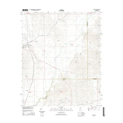 2015 Map of Vaiden, 2015 Print