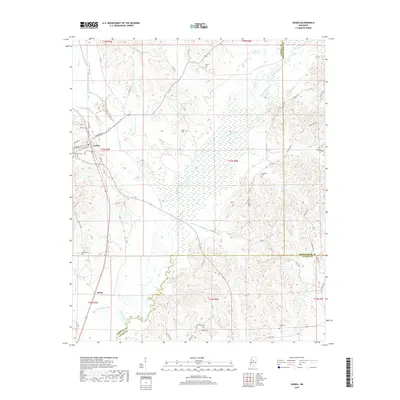 2018 Map of Vaiden, 2018 Print