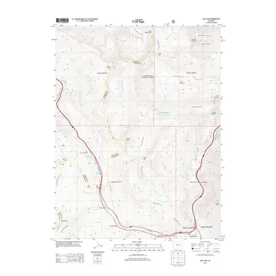 2013 Map of Vail Pass, 2013 Print