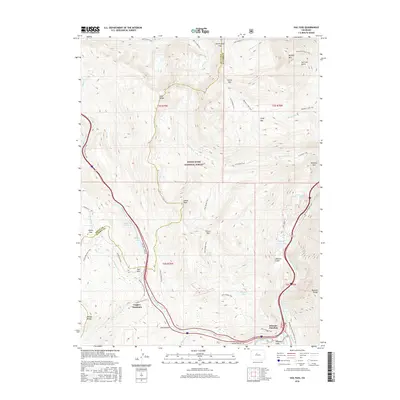 2016 Map of Vail Pass, 2016 Print