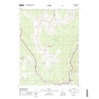2019 Map of Vail Pass, 2019 Print