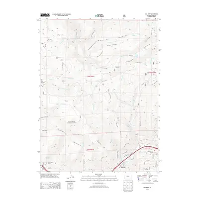 2013 Map of Vail West, 2013 Print
