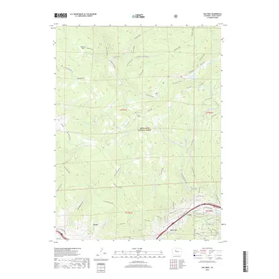 2019 Map of Vail West, 2019 Print