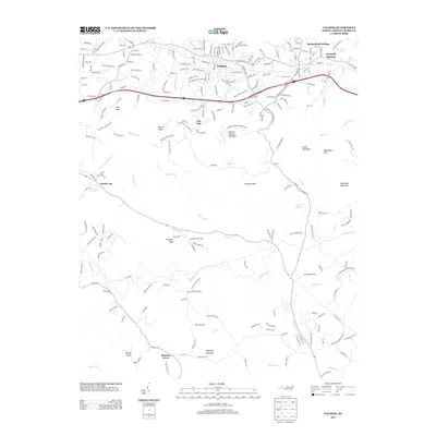 2013 Map of Valdese, 2013 Print