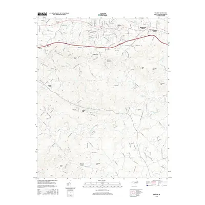 2016 Map of Valdese, 2016 Print