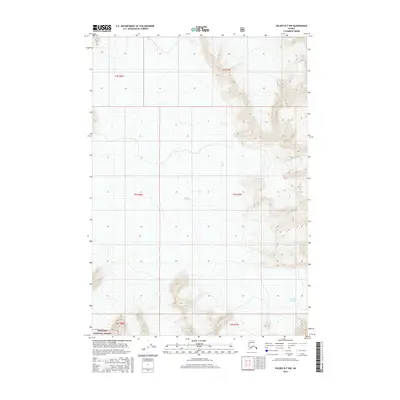 2016 Map of Valdez B-7 NW, 2016 Print