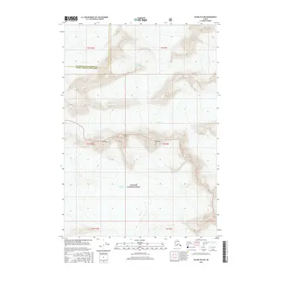 2016 Map of Valdez B-8 NW, 2016 Print