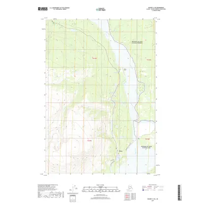 2019 Map of Valdez C-2 SE, 2019 Print
