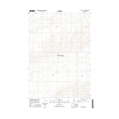 2016 Map of Valdez D-1 SW, 2016 Print