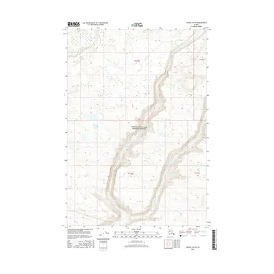 2016 Map of Valdez D-2 SW, 2016 Print
