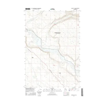2016 Map of Valdez D-3 SW, 2016 Print