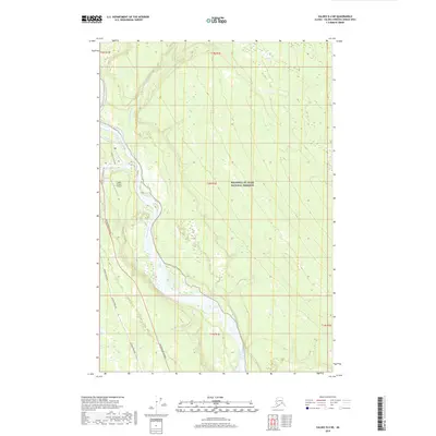 2019 Map of Valdez D-4 NE, 2019 Print