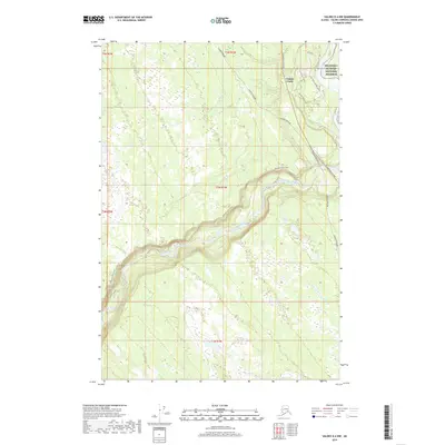 2019 Map of Valdez D-4 NW, 2019 Print