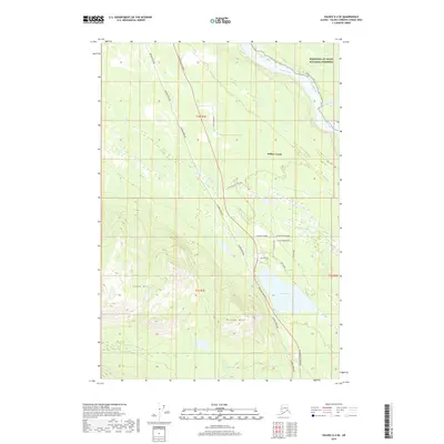 2019 Map of Valdez D-4 SE, 2019 Print