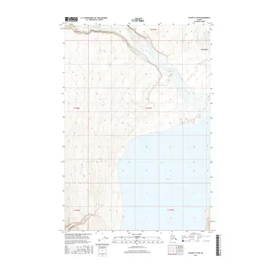 2016 Map of Valdez D-7 NW, 2016 Print