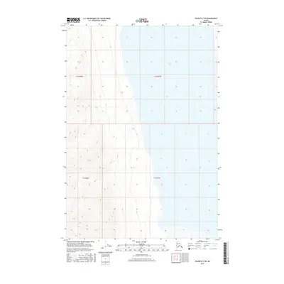 2016 Map of Valdez D-7 SW, 2016 Print