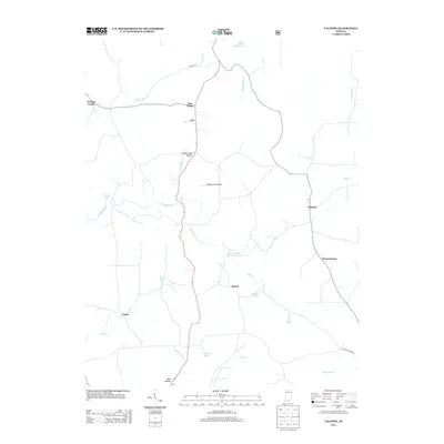2013 Map of Valeene, 2013 Print