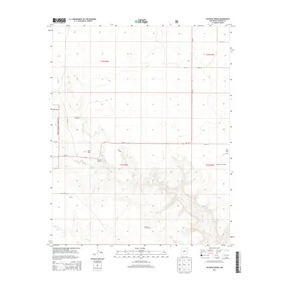 2013 Map of Valencia Spring, 2013 Print