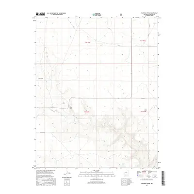 2017 Map of Valencia Spring, 2017 Print