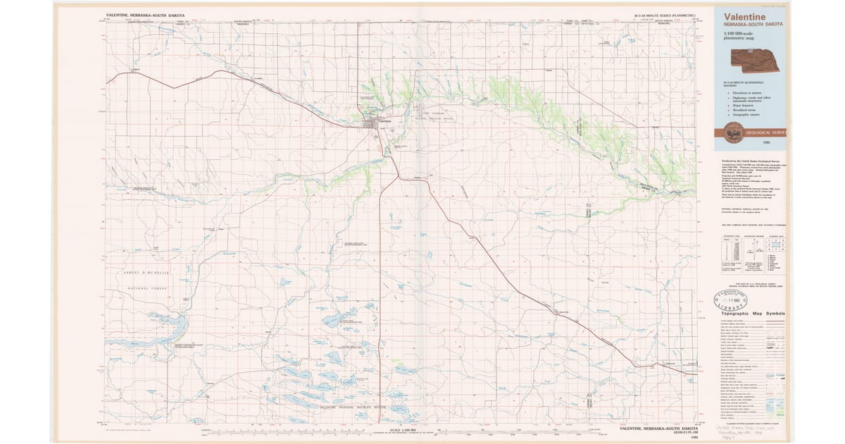 1980s Maps of Simeon, NE | Pastmaps
