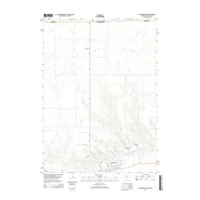 2014 Map of Valentine North, 2014 Print