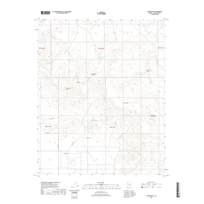 2018 Map of Valentine SE, 2018 Print