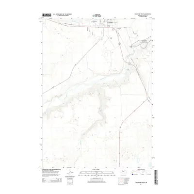 2014 Map of Valentine South, 2014 Print