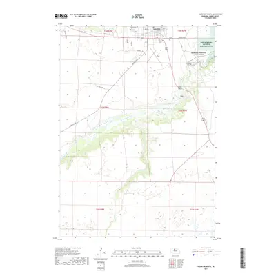 2017 Map of Valentine South, 2017 Print
