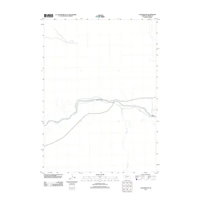 2011 Map of Valentine SW, 2011 Print