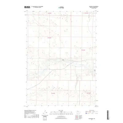 2017 Map of Valentine SW, 2017 Print