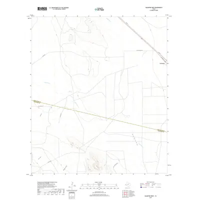 2019 Map of Valentine West, 2019 Print