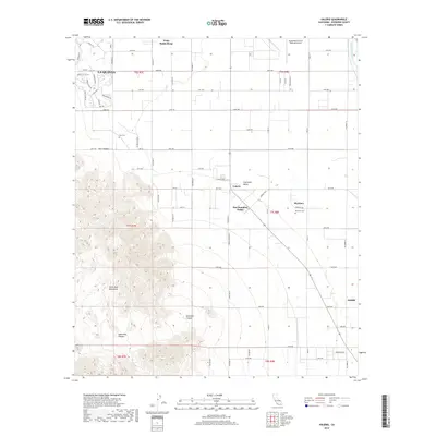 2018 Map of Valerie, 2018 Print