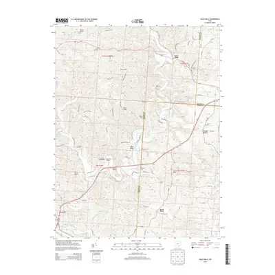 2013 Map of Vales Mills, 2013 Print