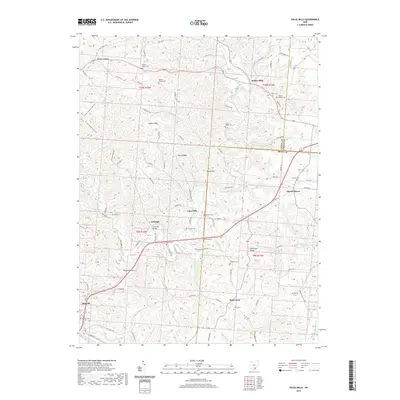 2019 Map of Vales Mills, 2019 Print