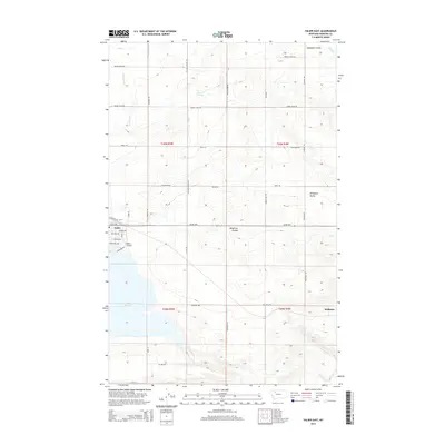 2014 Map of Valier East, 2014 Print