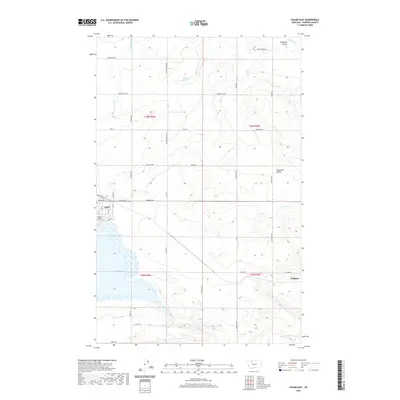 2020 Map of Valier East, 2020 Print
