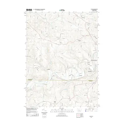 2014 Map of Valier, 2014 Print
