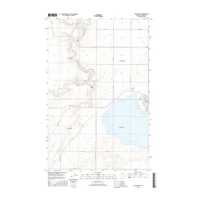 2017 Map of Valier West, 2017 Print