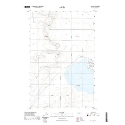2020 Map of Valier West, 2020 Print