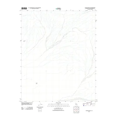 2012 Map of Valjean Hills, 2012 Print